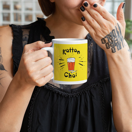 Kattan Chai 11 Oz Ceramic Coffee Mug