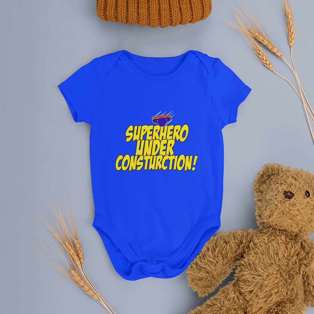 Superhero Under Construction Kid's Tees & Rompers
