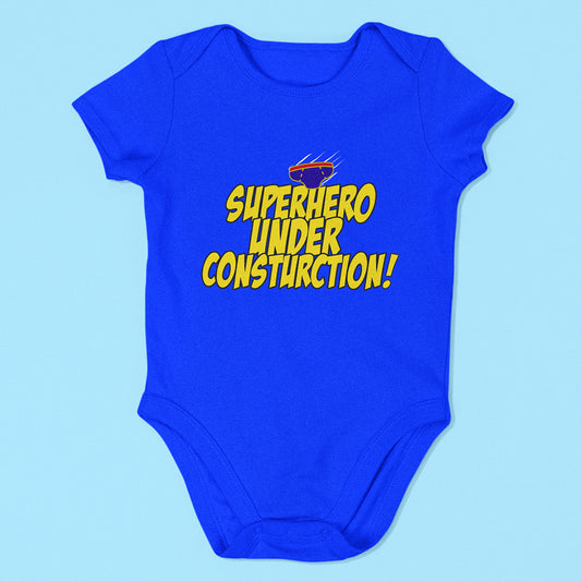 Superhero Under Construction Kid's Tees & Rompers