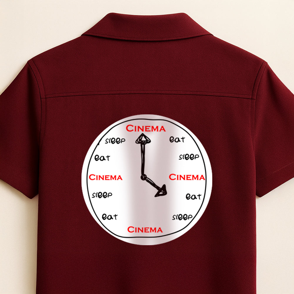 Eat. Sleep. Cinema. Repeat. Shirt
