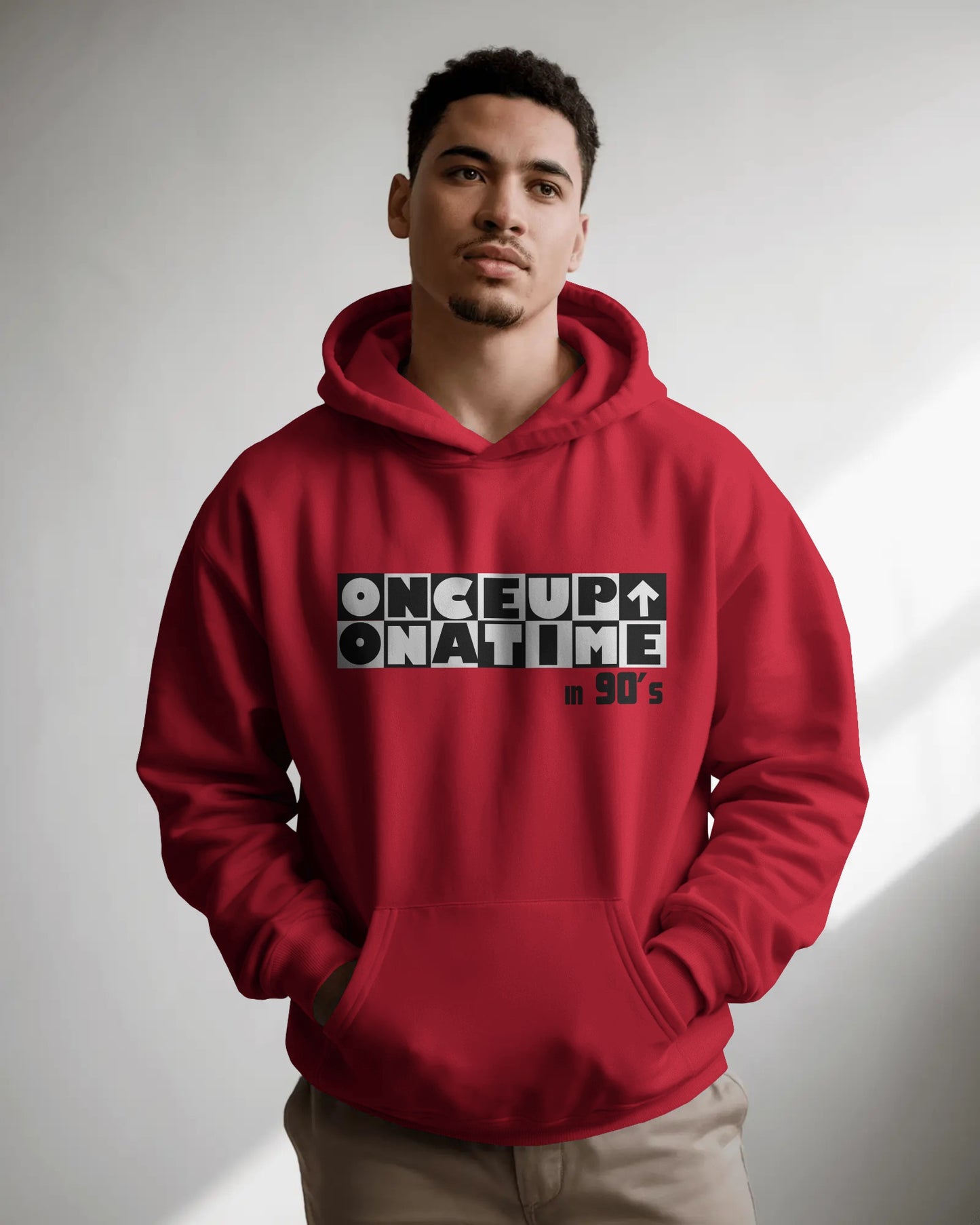 Once Upon in 90s Unisex Cotton Hoodie