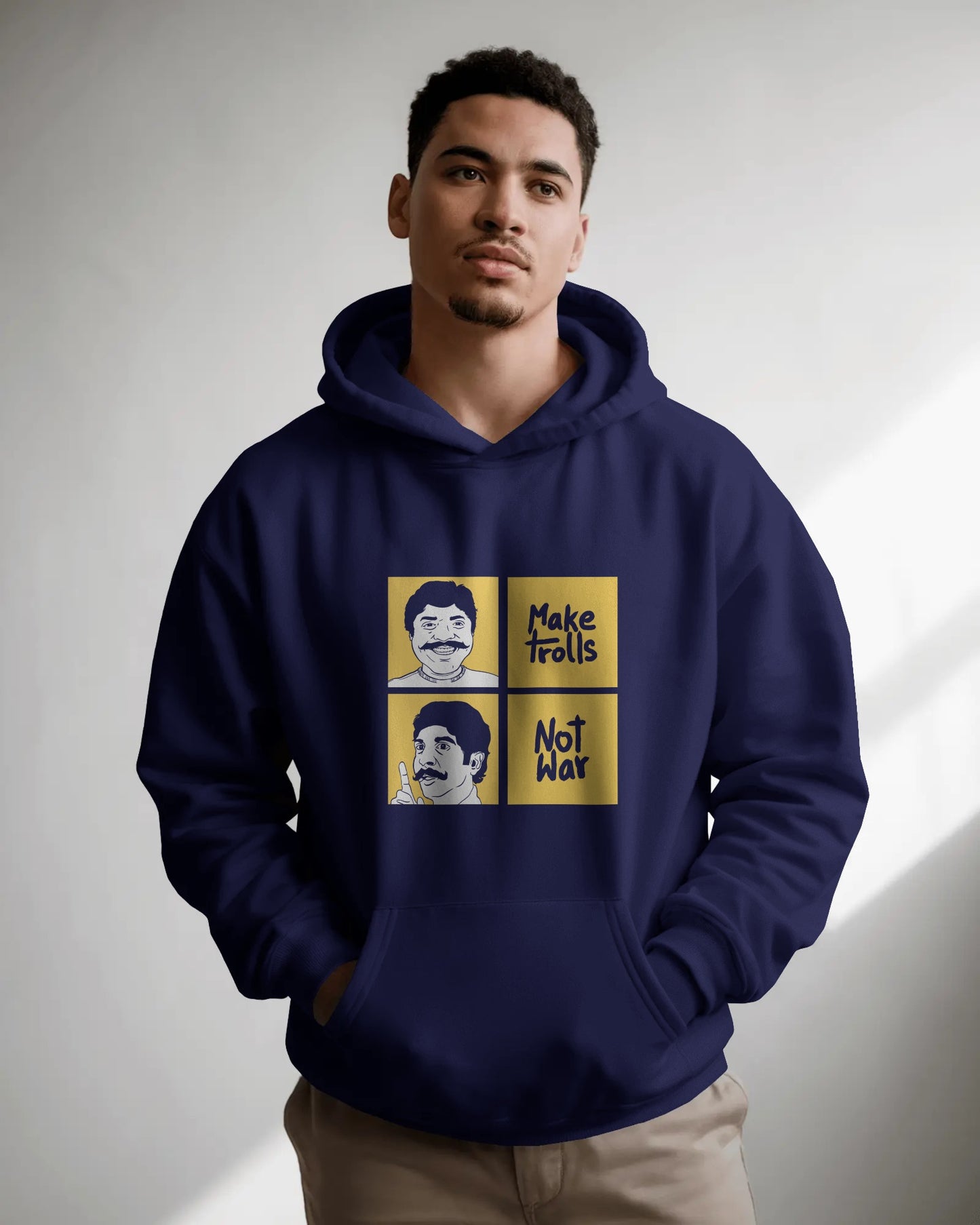 Make Trolls Unisex Cotton Hoodie