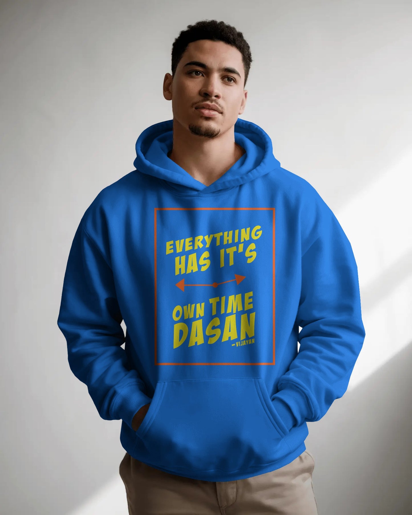 Everything Has Its Own Time – Dasan Unisex Cotton Hoodie