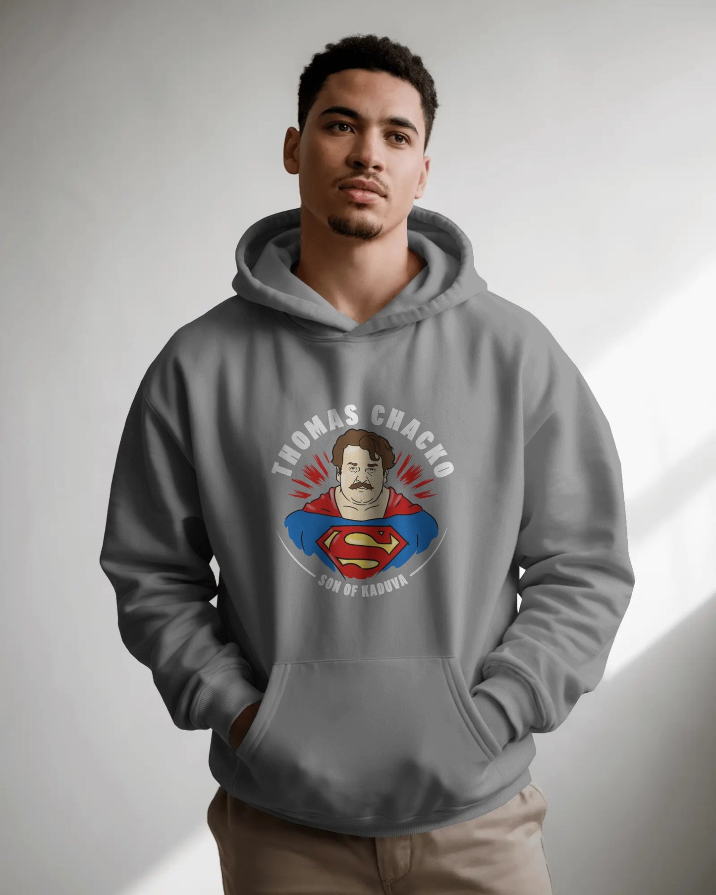 Lalettan Superman Unisex Cotton Hoodie