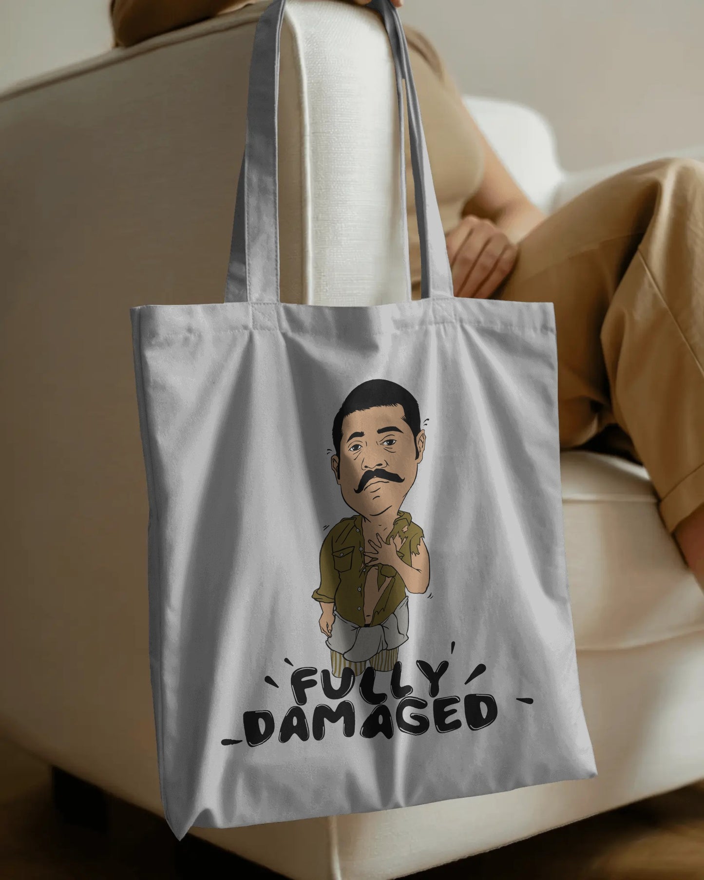 Fully Damaged Tote Bag