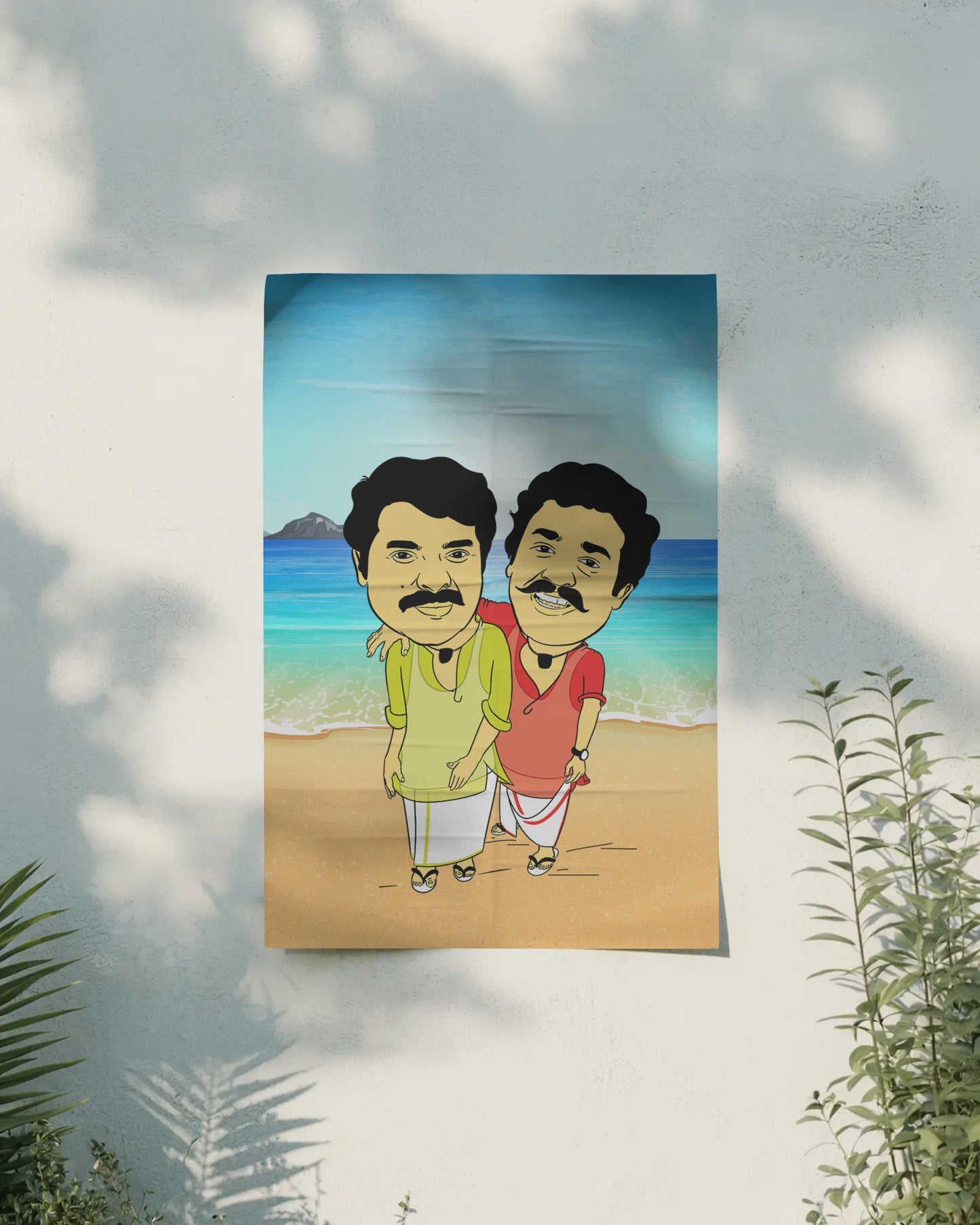 Lalettan & Mammookka Poster