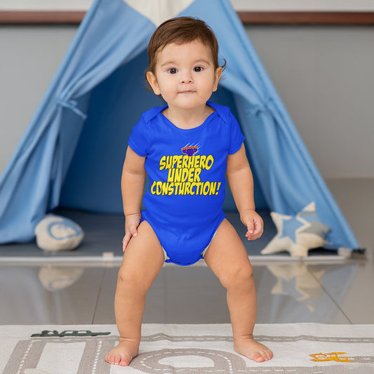 Superhero Under Construction Kid's Tees & Rompers