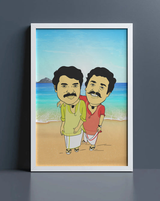 Lalettan & Mammookka Poster