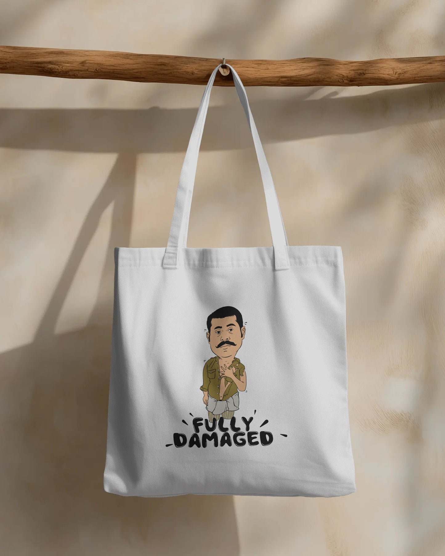 Fully Damaged Tote Bag