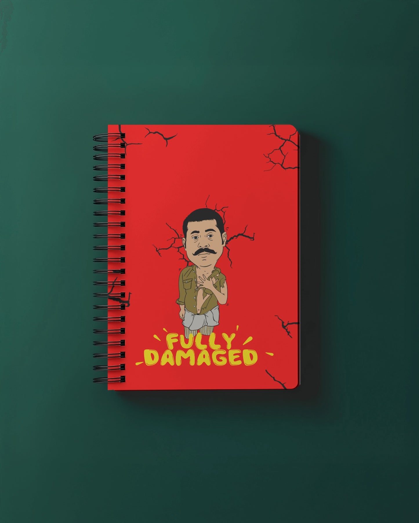Fully Damaged Notepad