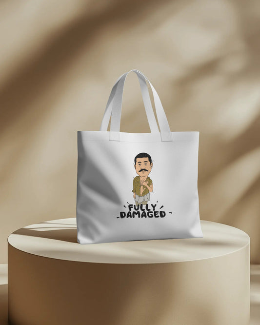 Fully Damaged Tote Bag